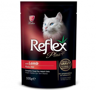 Reflex Plus Pouch Kuzu Etli 100 gr Kedi Maması kullananlar yorumlar